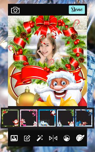 Christmas Photo Editor Santa Claus screenshot 3