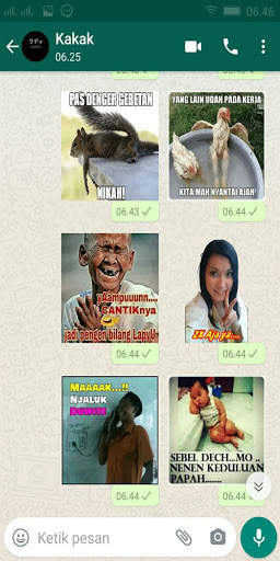 Stiker WA Lucu WAStickerApps screenshot 5