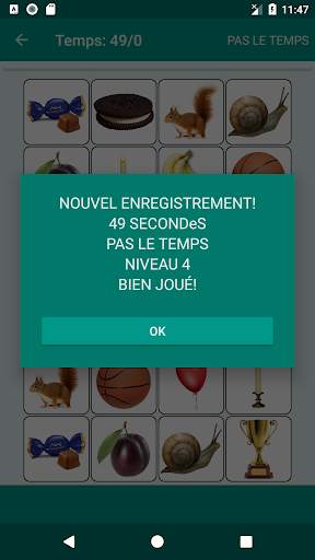 Jeux de mémoire. Picture Match screenshot 4