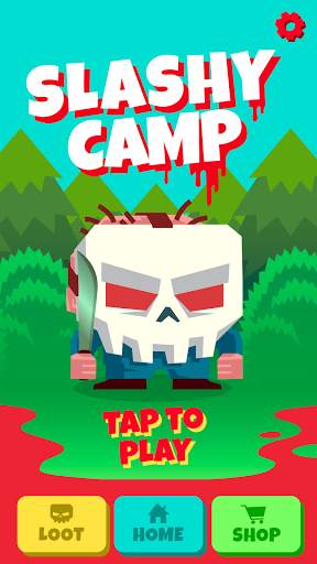 Slashy Camp - Endless Runner! screenshot 1