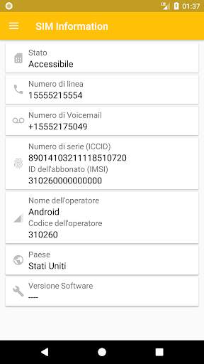 SIM Card Info screenshot 2