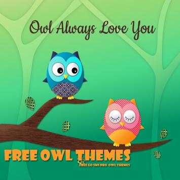(FREE) GO SMS PRO  OWL THEMES screenshot 3