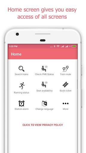 Railway App screenshot 1