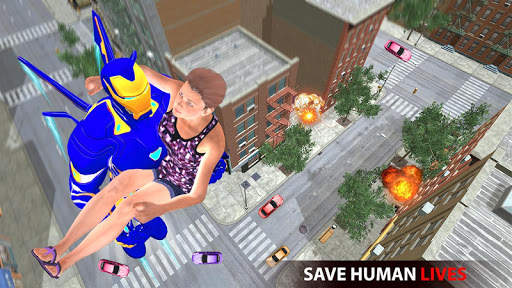 Iron Superhero Rescue : Flying Superhero Games screenshot 1