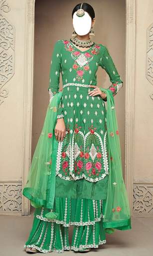 Women Sharara Photo Suit screenshot 15