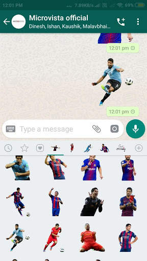 Suarez Stickers For WhatsApp screenshot 5