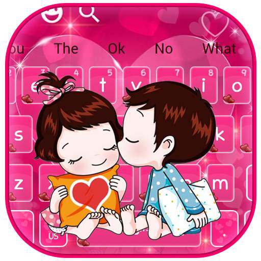 Sweet First Love Keyboard Theme 10001001