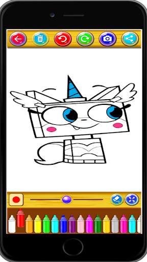 Princess Unicorn : Coloring book for children screenshot 4