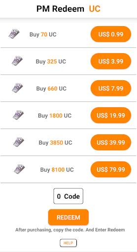 PM Redeem UC &  Free UC - Pass Season 18 screenshot 1