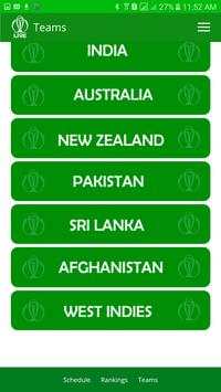 ICC Cricket World Cup Live 2019 (Schedule) screenshot 8