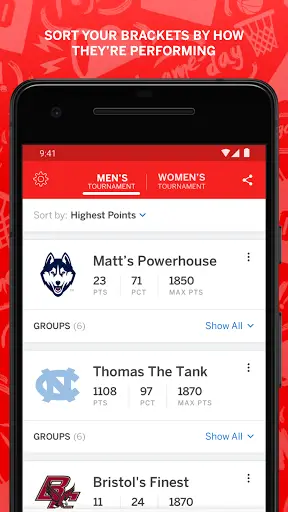 ESPN Tournament Challenge screenshot 4