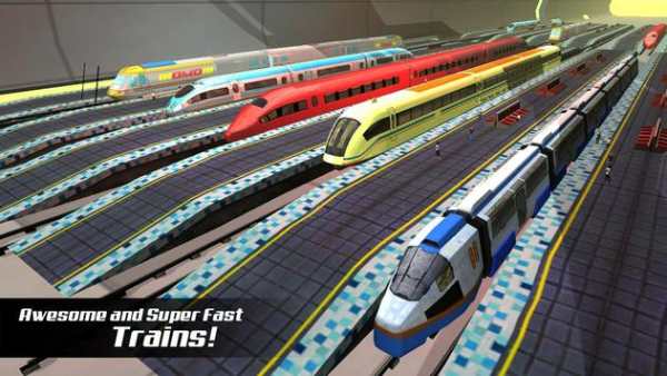 Racing in Train - Euro Games скриншот 4