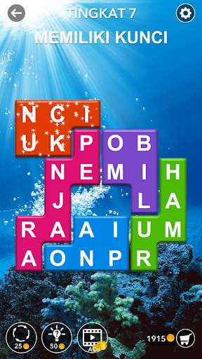 Pencarian kata jigsaw: kata-kata tersembunyi screenshot 3