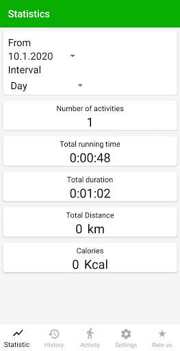 Running Fitness & Calorie tracker screenshot 1