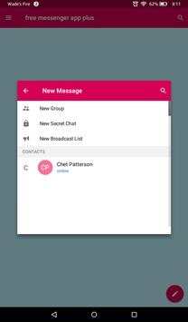 Free messenger app plus screenshot 1