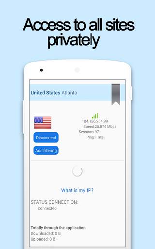 Ultimate Free VPN - Free Proxy screenshot 1