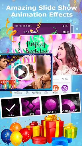 Birthday Photo To Video Maker screenshot 4