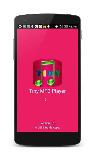 Tiny MP3 Player screenshot 1