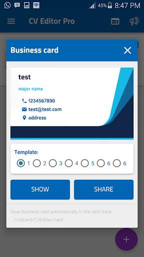 CV Editor Pro (Resume) screenshot 2
