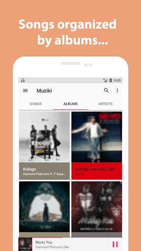 Muziki - mp3 song player screenshot 2