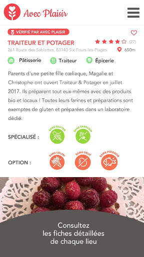 Avec Plaisir, l'expert gourmand sans allergènes screenshot 5