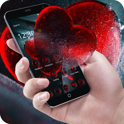 Snow Ice Love Heart Theme icon