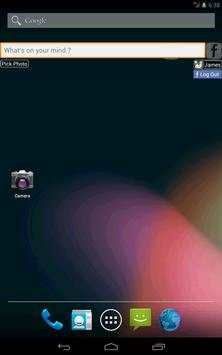 Facebook Status Update Widget screenshot 2