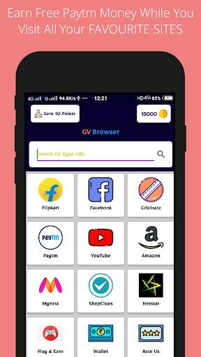 GV Browser - Earn Money While Browsing screenshot 3