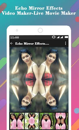 Echo Mirror Effects Video Maker-Live Movie Maker screenshot 4