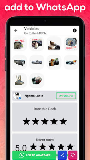 Zapp Stickers ( For Whatsapp ) screenshot 7