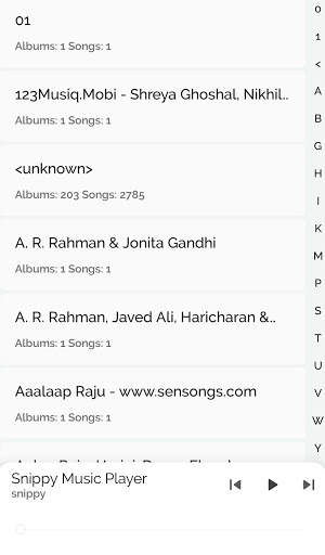 Snippy Music Player screenshot 5