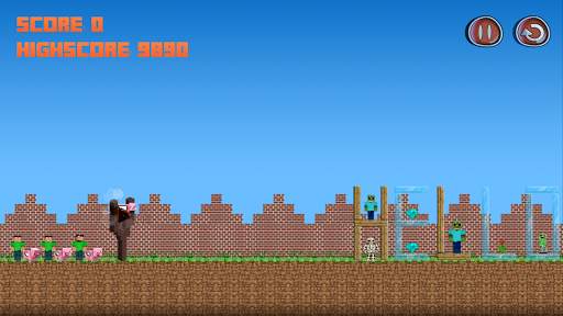 Herobrine vs Mob Craft PE Free screenshot 12