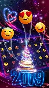 New Year 2019 Keyboard Theme screenshot 3
