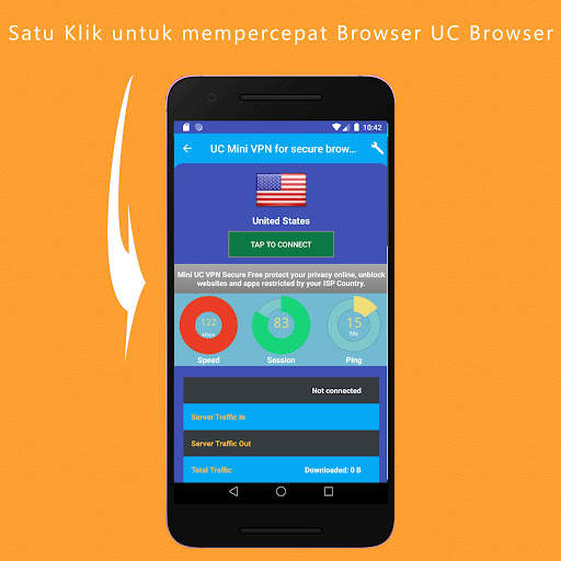 UC Mini App - VPN untuk browser yang aman. screenshot 1