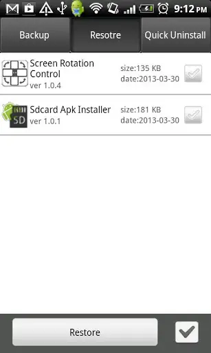 APK manager screenshot 2