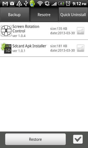 APK manager 2 تصوير الشاشة