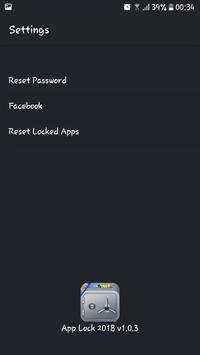 APP Lock--Verrou d'application--2018 screenshot 7