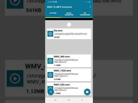WMV To MP4 Converter screenshot 1