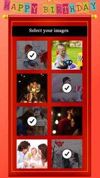 Birthday Photo Video Maker screenshot 1