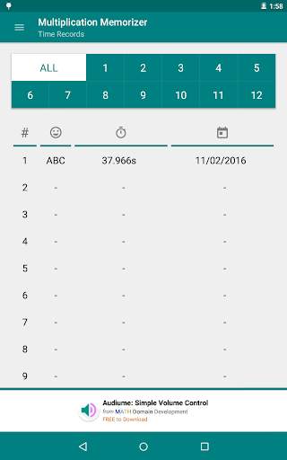 Multiplication Memorizer screenshot 14