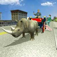 Rhino Taxi Offroad City Transport Simulator logo