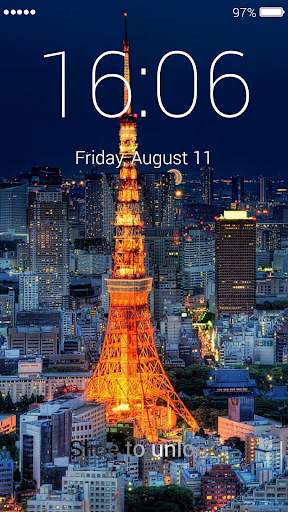 Paris Eiffel Tower Lock Screen 7 تصوير الشاشة