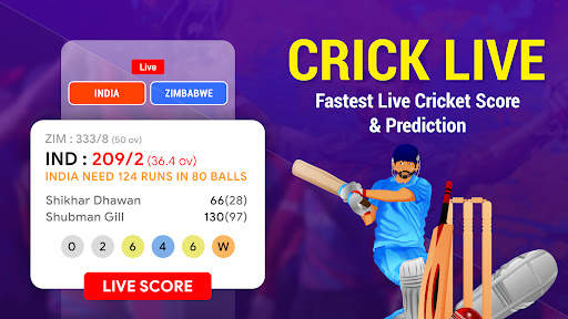 Crick Live: Live Cricket Score screenshot 1