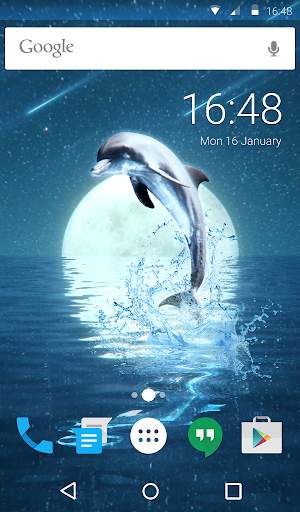 Dolphin Animated Keyboard   Live Wallpaper screenshot 6