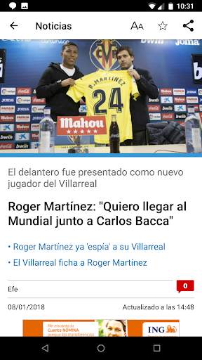 MARCA Claro screenshot 2