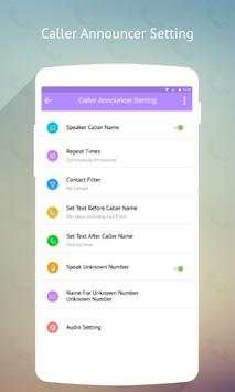 Caller Name Announcer & Notification Reader скриншот 2