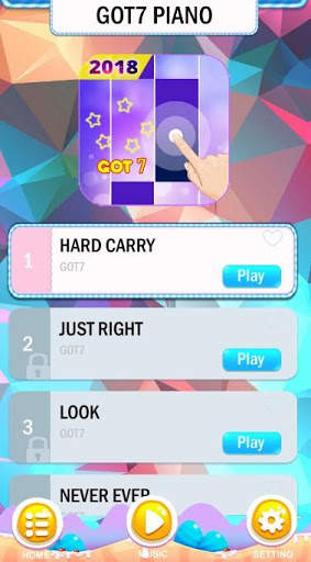 GOT7 Piano Tiles screenshot 1