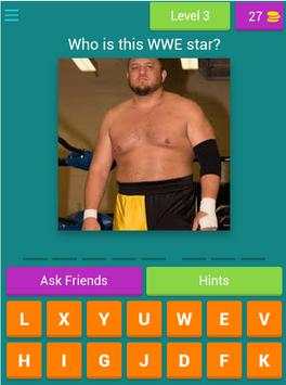 Quiz of WWE : Guess the WWE superstars - WWE game screenshot 18