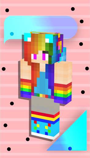 Skin Rainbow Dash For Minecraft screenshot 1
