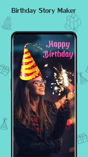 Birthday Story Maker for Instagram and WA Status screenshot 2